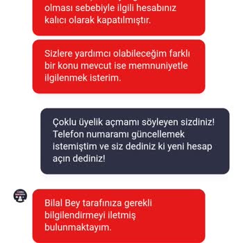 Müşteri Temsilcisinin Yönlendirmesiyle Açılan Hesabın Çoklu Üyelik Nedeniyle Kapatılması Ve 2000 TL Bakiyenin İadesi Talebi