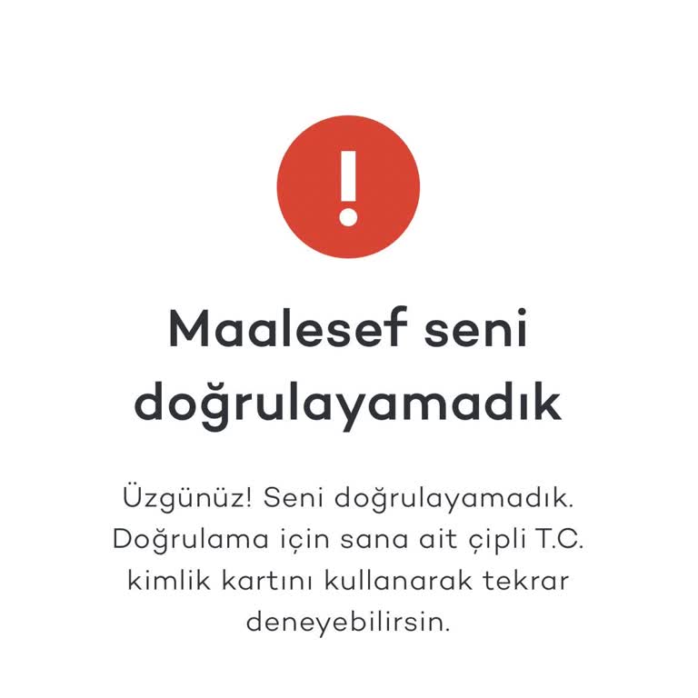 Kimlik Doğrulama Hatası Hesabım Kullanılamıyor