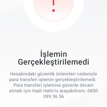 Tom Bank'ta 119.000 TL Havalesi Güvenlik Engeli Nedeniyle Gerçekleşmiyor