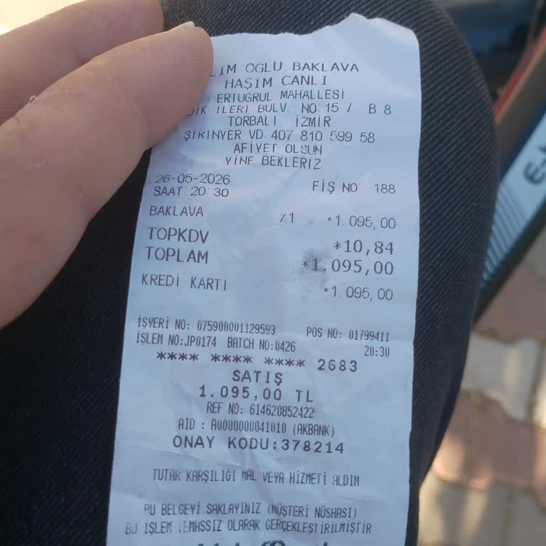 Şekerlenmiş Baklava İadesi Reddi Ve Kaba Personel Davranışı