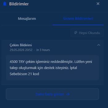 4500 TL Kazancımın Haksızca Silinmesi Ve Promokod Kullanım Şartlarının Netleştirilmesi
