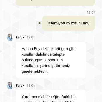 Bonus Kullanmadan Çekim Talebim Haksızca Reddedildi