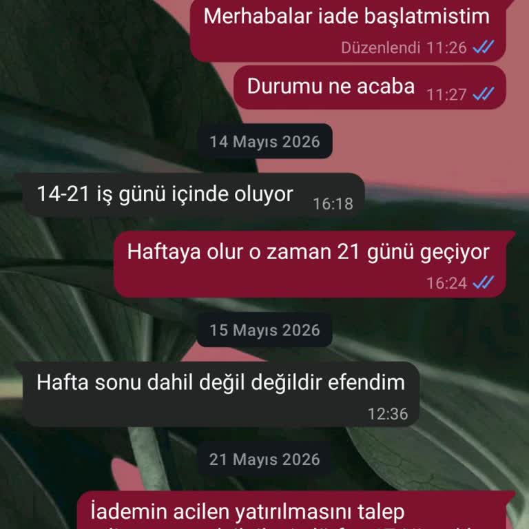 Stokta Görünen Ürün İçin Ücret Alındı, İade Beklemede Ve CİMER Tehdidi