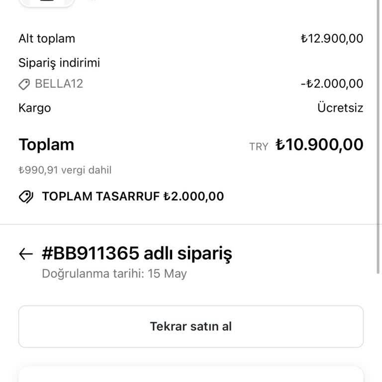Teslim Edilmeyen Siparişin İptal Edilememesi Ve Acil İade Talebi