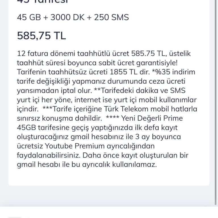 45 GB İnternet Paketi Fiyatları Aşırı Yüksek, Alternatif Teklif Yok