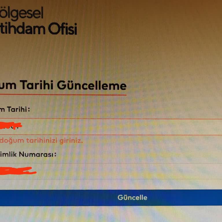 İstanbul Büyükşehir Belediyesi Bölgesel İstihdam Ofisi Sayfasında Sorun