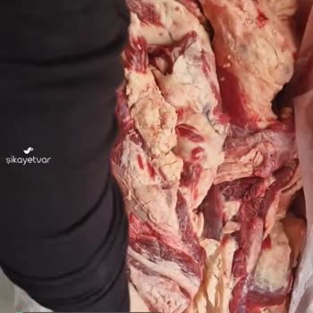 Migros Kurban Siparişi Bir Kutu Uzun Şeritler Halinde Yağ Gönderilmiş!