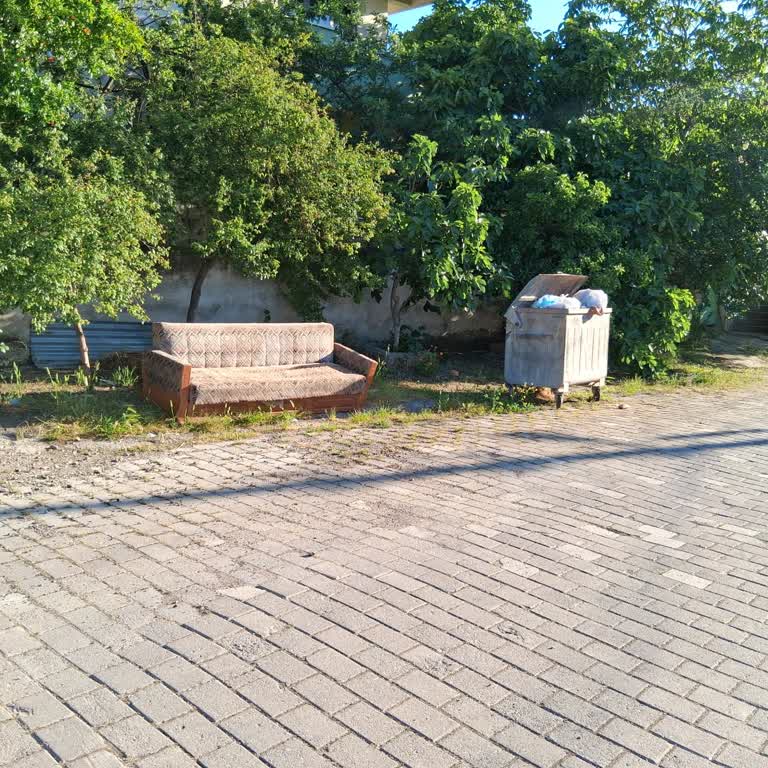 Evin Önündeki Çöp Konteyneri Koku Ve Görüntü Kirliliği Yarattığı İçin Kaldırılmalı