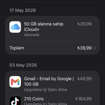 İzinsiz 1.800 TL Apple Harcaması Vodafone Faturasına Yansıtıldı: İptal Ve İnceleme Talebi