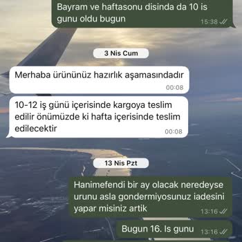 Alchimia Atölye'den Alınan Ürün Gönderilmedi, 1400 TL Ücret İadesi Talebi
