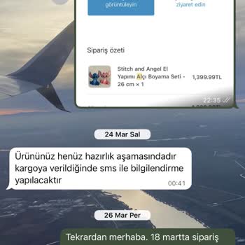 Alchimia Atölye'den Alınan Ürün Gönderilmedi, 1400 TL Ücret İadesi Talebi