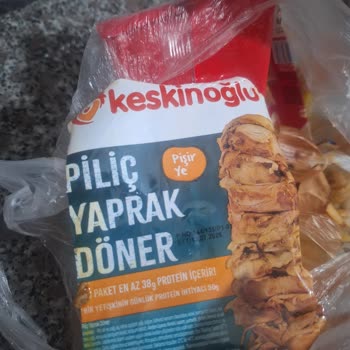 A101'den Alınan Piliç Yaprak Dönerde Çiğ Tam Tavuk Parçası Bulunması