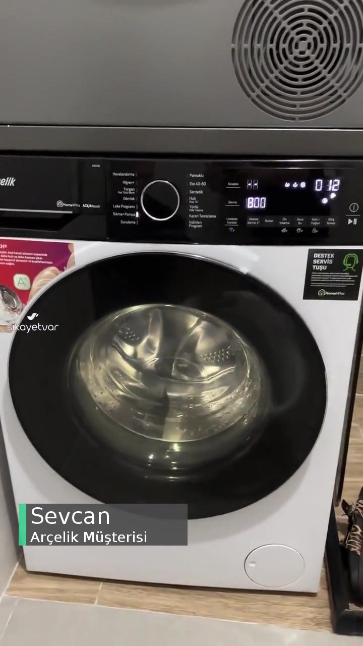 Arçelik Çamaşır Makinesi Kazanı Dönmüyor videonun kapak resmi