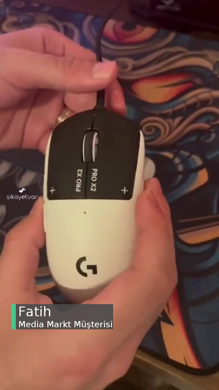 Media Markt Logitech G Pro X2 Superstrike Oyuncu Mouse Arızası videonun kapak resmi