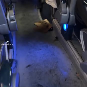 Golden Turizm Karadeniz Çayeli İstanbul Otobüsünün Hali!
