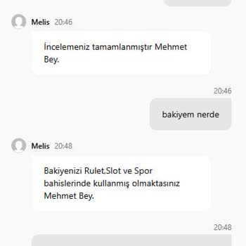 Haksız Bakiyenin Sıfırlanması Ve Çekim Talebinin Reddedilmesi