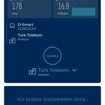Söz Verilen 100 Mbps Hıza Ulaşmayan İnternet Ve Yetersiz Müşteri Desteği