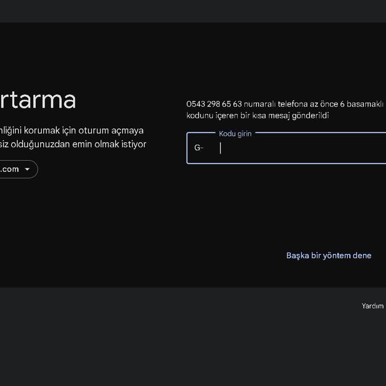 Google Hesabına Erişilemiyor: Eski Telefon Numarası Doğrulama Sorunu
