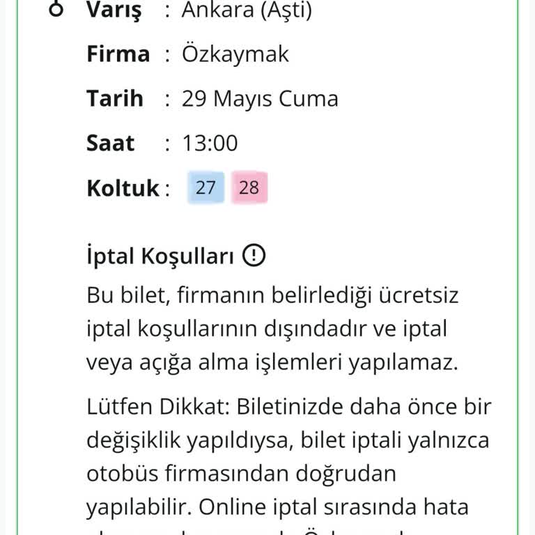 Alanya-Ankara Otobüs Seferinde Sürekli Duraklamalar Ve Bilgilendirme Eksikliği