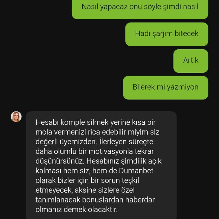 Dumanbet'te Hesap Kapatma Talebim Gözardı Ediliyor