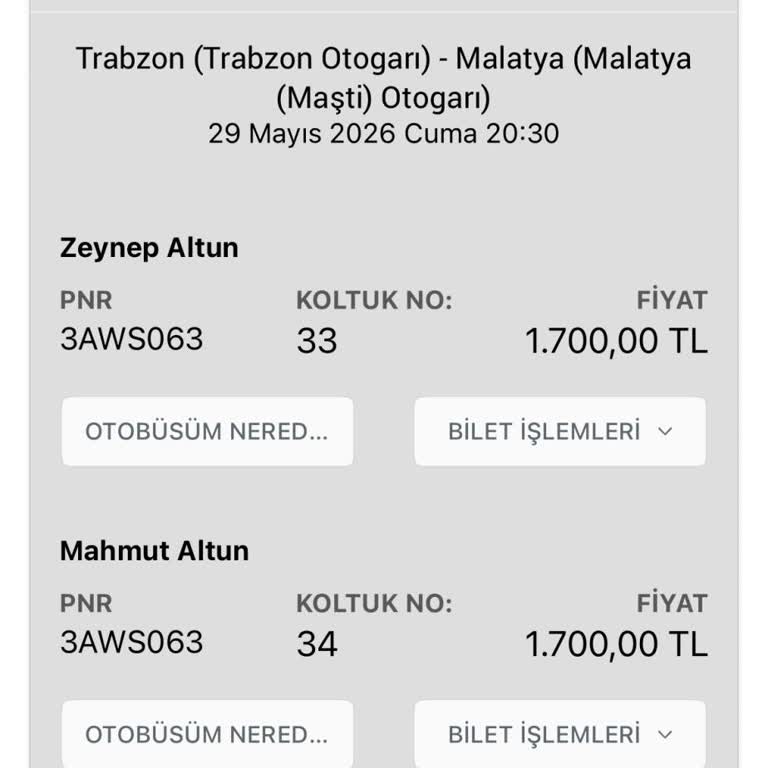 1 Saat Gecikme Ve Üç Kez Otobüs Değiştirme Nedeniyle 3.400 TL İade Talebi