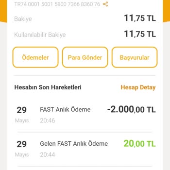 2000 TL Yatırımım Hesaba Yansımıyor Ve Canlı Sohbette Engellendim
