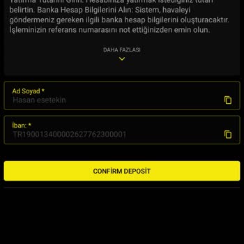 2000 TL Yatırımım Hesaba Yansımıyor Ve Canlı Sohbette Engellendim