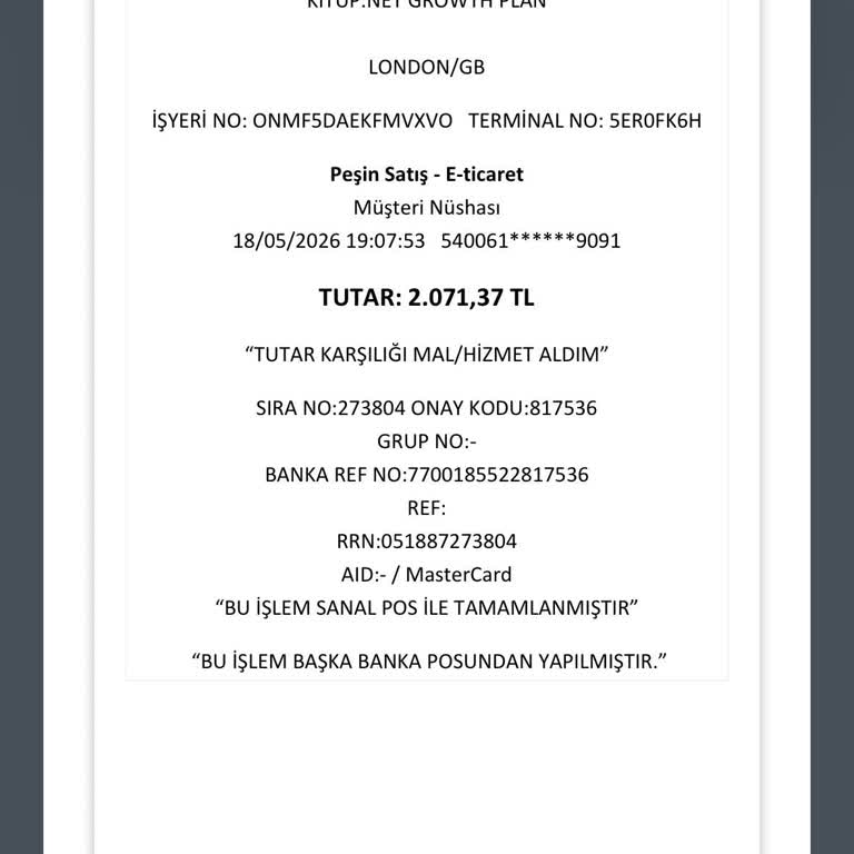 Kitup Üyeliği İptal Edilemiyor Ve 2.071,37 TL Yetkisiz Çekim