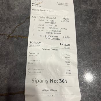 Mogaf Hatay Döner Hem Ekstra Para Ödeyip Hem De Üstüne Teyit Almama Rağmen Ürünün Eksik Gönderilmesi