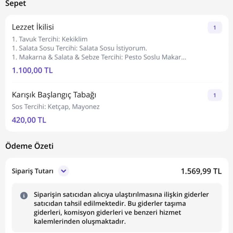 Siparişimi Almadım, 1600 TL İade Talebi