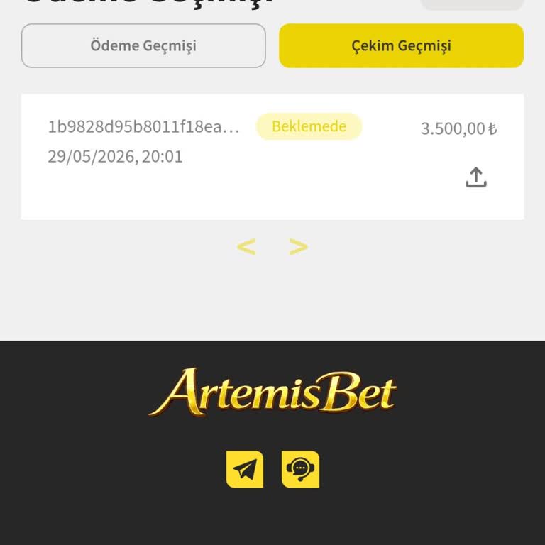 Artemisbet Çekim İşlemi Gecikmesi Ve Destek Oyalaması