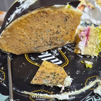 Alkar Pastane - Cafe Küflü Pasta Ve Çalışanların Umursamaz Tavrı