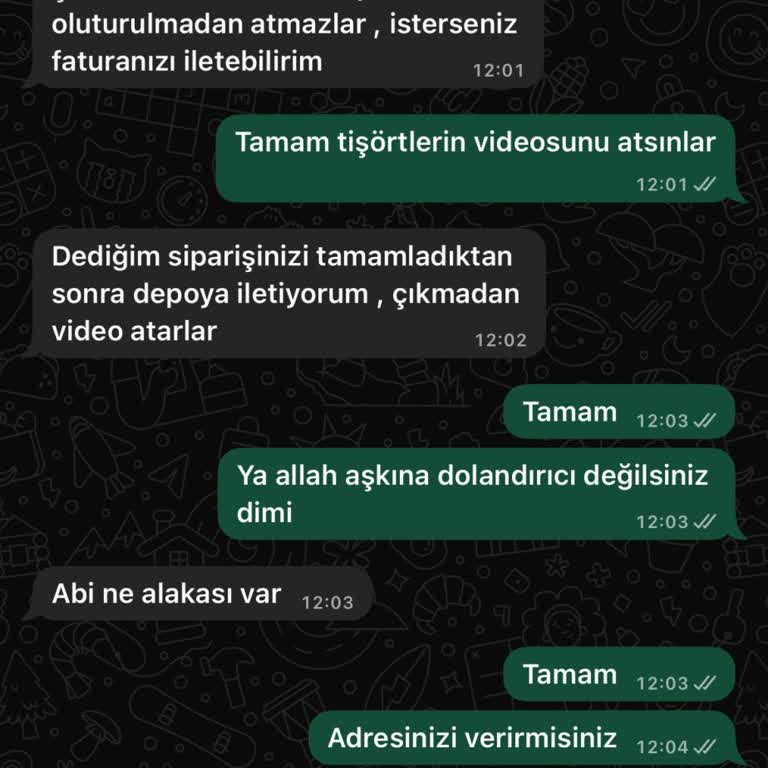 Teslim Edilmeyen Kıyafet Siparişi Ve 2400 TL İade Talebi