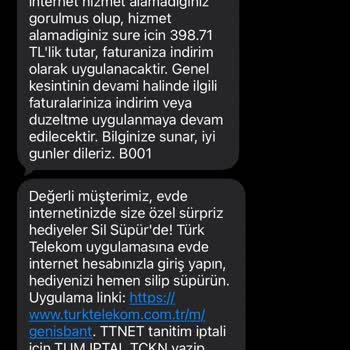 Sabit İnternet Kesintisi Ve Haksız Cayma Bedeli