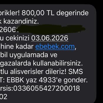 800 TL Hediye Çeki Kullanılamıyor Ve Bilgilendirme Eksikliği