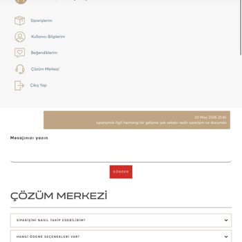 Sipariş Durumu Bilgisi Eksik Ve Müşteri Hizmetlerinden Cevap Yok