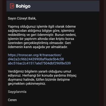Kripto Para Yatırma İşleminin Yanlış Hesaba İade Edilmesi Ve Geri Ödeme Sorunu