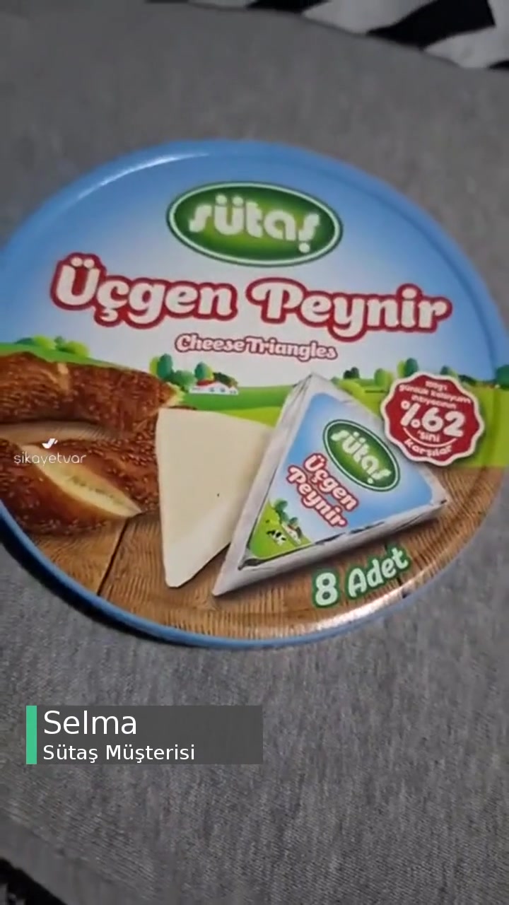 Sütaş Üçgen Peynir Tam Yağlı Mı Yarım Yağlı Mı Bu? videonun kapak resmi
