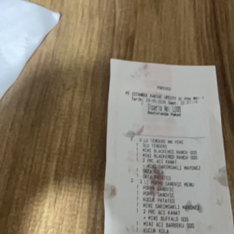 Uğurmumcu Popeyes Şubesinde Tekrarlayan Eksik Ürün Sorunu
