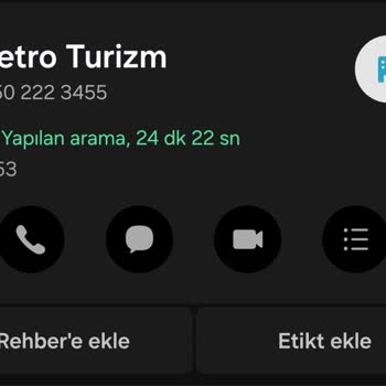 Metro Turizm Otobüs İptali Ve Çözüm Sunulmayan Çağrı Merkezi