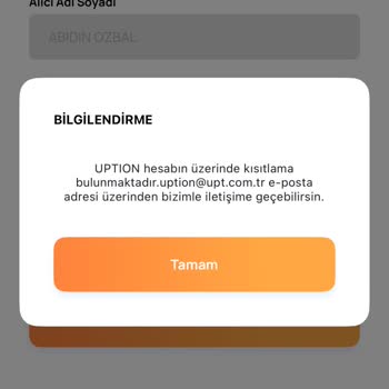 Uption Hesabım Açıklamasız Kısıtlandı, Fonlarıma Erişemiyorum