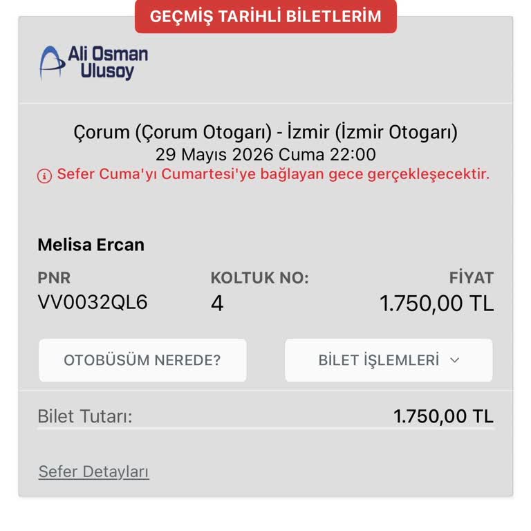 Kadın Bileti Yanlışlıkla Erkek Olarak Satıldı Ve Ücret İadesi Yapılmadı