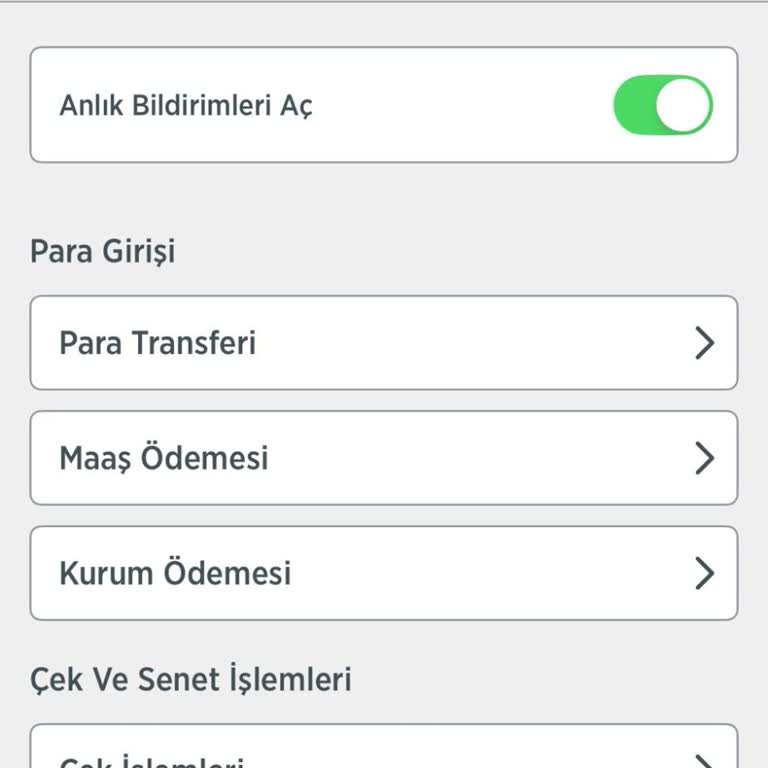 Ziraat Bankası Kart Harcamaları İçin Mobil Bildirim Gelmiyor