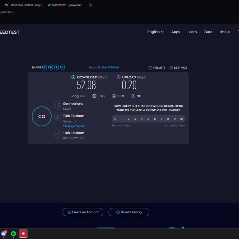Türk Telekom Ev İnternetinde Sürekli Yüksek Ping Sorunu