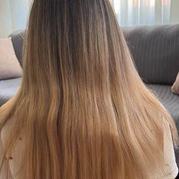 Hair Label Ataköy'de Ombre Felaketi Saçım Yanarak Kırıldı Ve Turuncuya Döndü