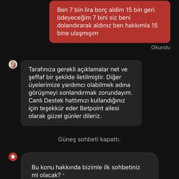 Betpoint Çekim Talebim Haksızca Reddedildi Ve Ek Ödeme Şart Koşuyor