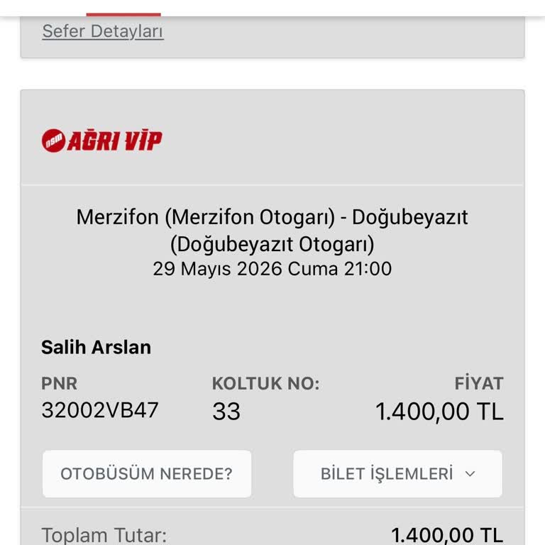 Otobüs İptali Ve Bilgi Eksikliği Sebebiyle 40.000 TL Zarara Maruz Kaldım