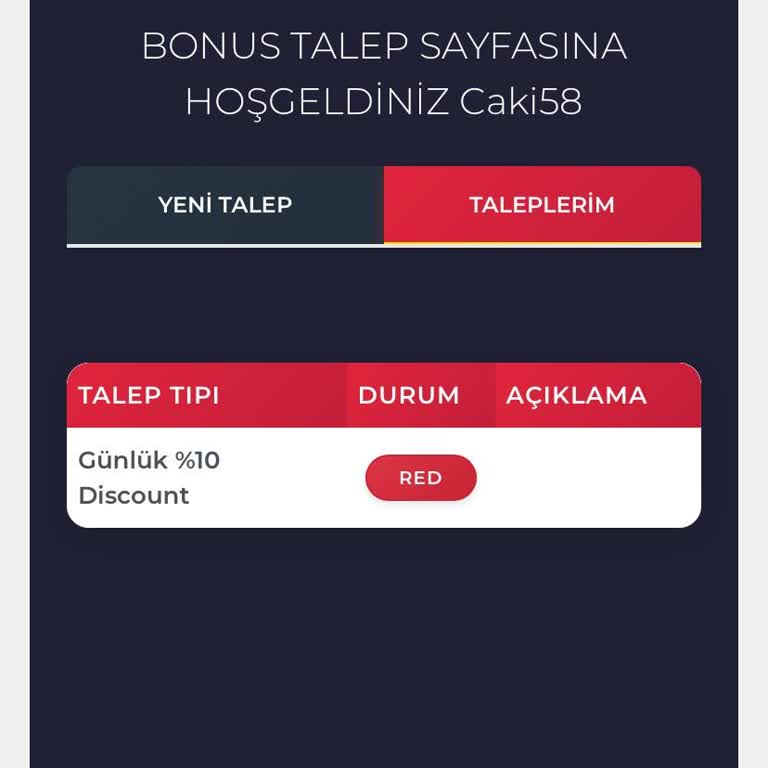 2000 TL Bakiyemin Ödenmemesi Ve Kayıp Bonusumun Tanımlanmaması