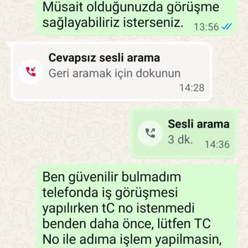 A101 İsimli Sahte İşe Alım Araması Ve Kimlik Bilgisi Talebi