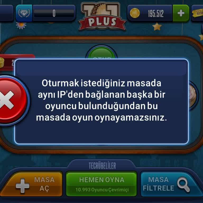 Yanlış IP Engeli Kardeşimle Okey Oynamamı Engelliyor